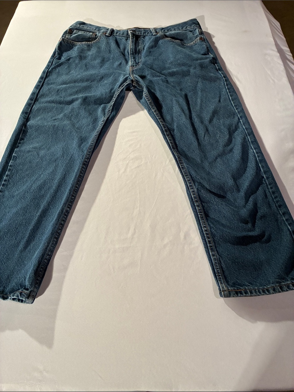 Levi's Men's Dark Blue Relaxed Fit Jeans